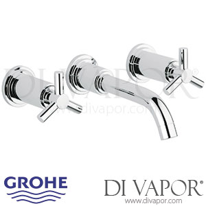 Grohe Atrio 3-Hole Basin Mixer S-Size - 2008 to 2012 - Spare Parts 20164000 GEN1